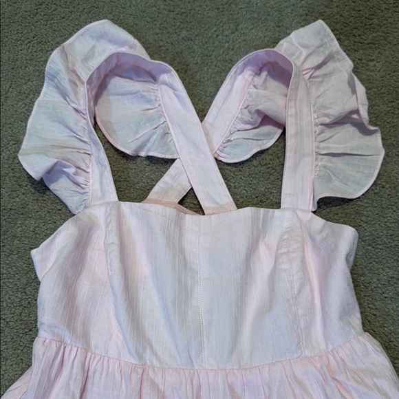 Le Lis Pink Ruffled Tiered Sundress - Picture 2 of 7